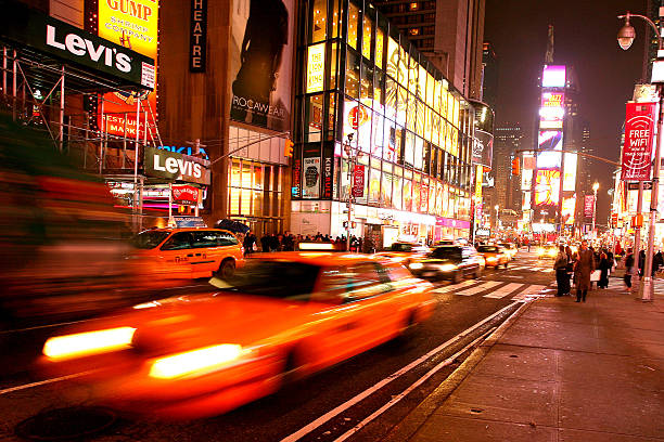 istock Taxi at Times Square 510042255