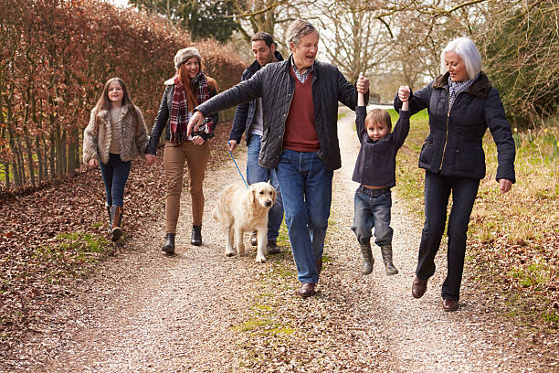 istock Multi Generation Family On Countryside Walk 510042759