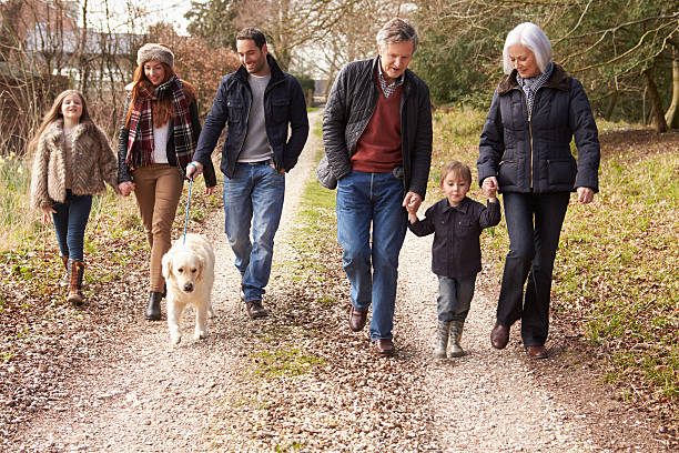 istock Multi Generation Family On Countryside Walk 510042815
