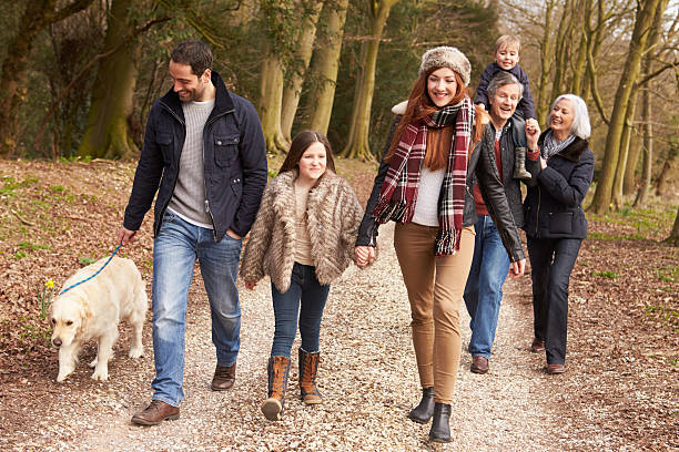 istock Multi Generation Family On Countryside Walk 510042889