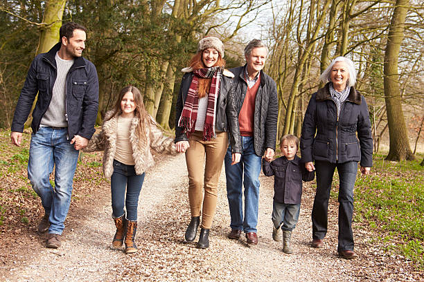 istock Multi Generation Family On Countryside Walk 510042955