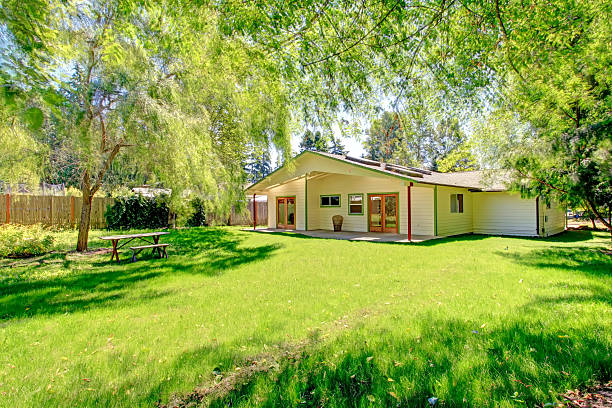 istock House backyard with outdoor rest area 510043193