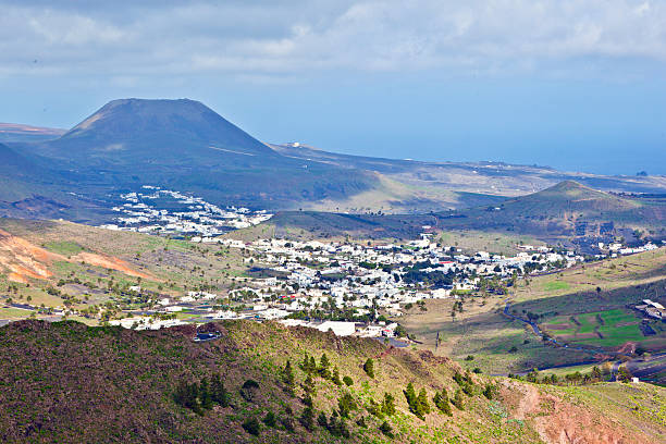 istock Landscape Lanzarote, Small town Haria 510043353
