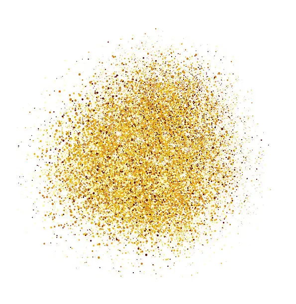 Vector illustration of Abstract background with gold glitter texture.