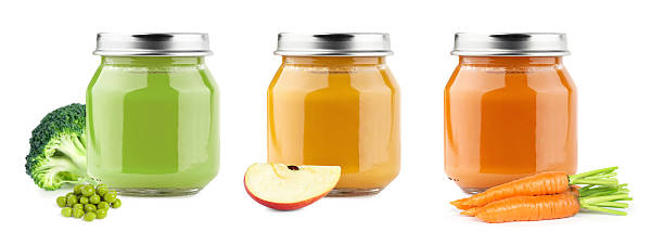 istock Baby puree with fruits and vegetables 510057152