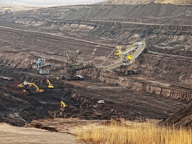 istock coal mine with bucket wheel excavator 510060916