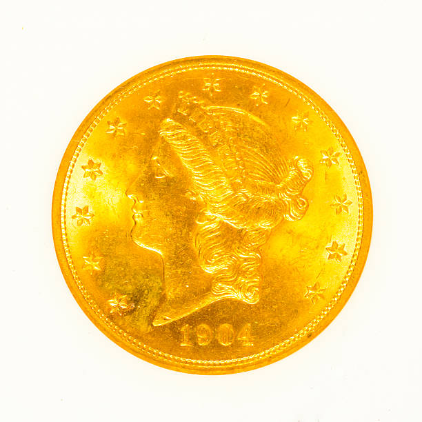 istock Gold Liberty Head Coin Isolated 510061225