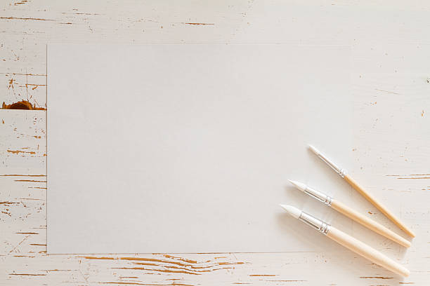 istock White paper and child stationery 510061796