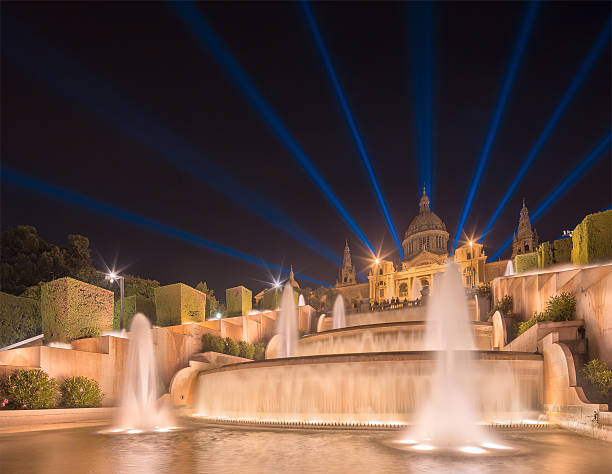 istock night view of Magic Fountain in Barcelona 510062415
