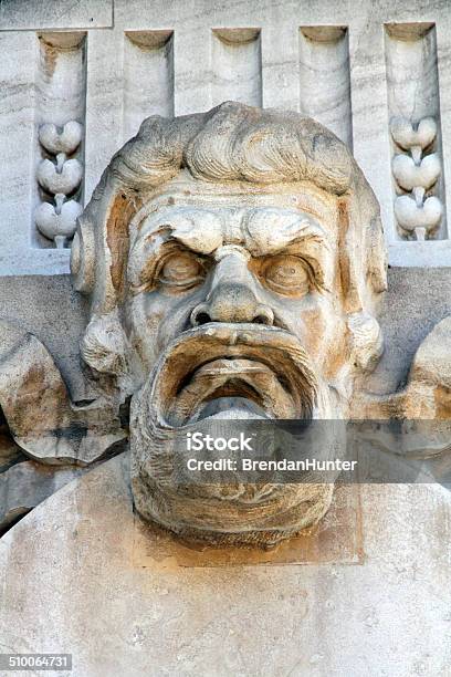 Angry Face Stock Photo - Download Image Now - Anger, Architectural Column, Architecture