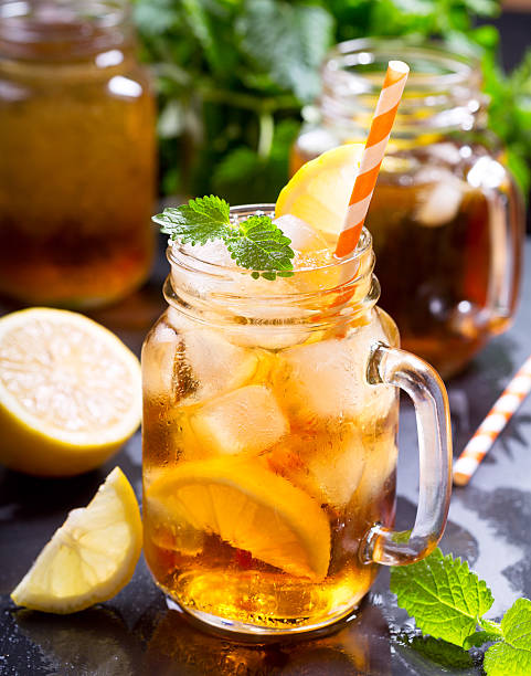istock jar of lemon ice tea 510067728