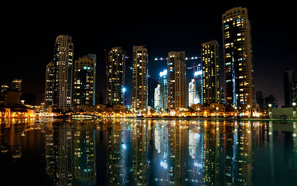 istock Colorful night view of city 510068720