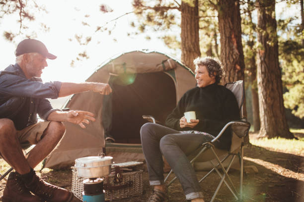istock Senior campers having a good time 510069520