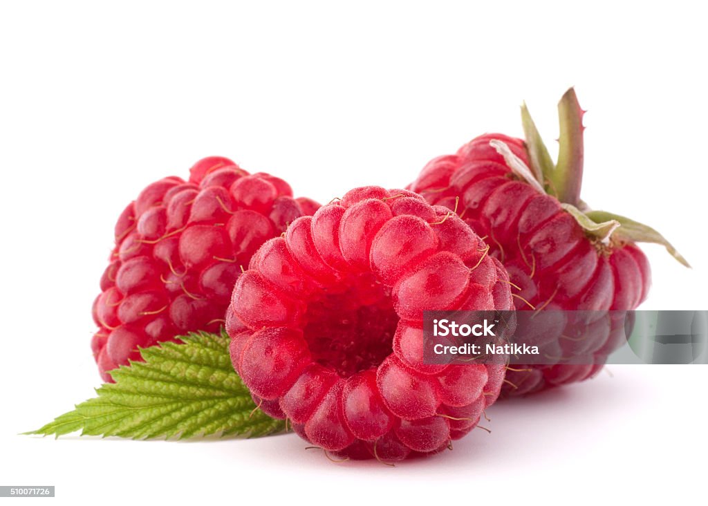 Ripe raspberries Ripe raspberries  isolated on white background cutout Cut Out Stock Photo