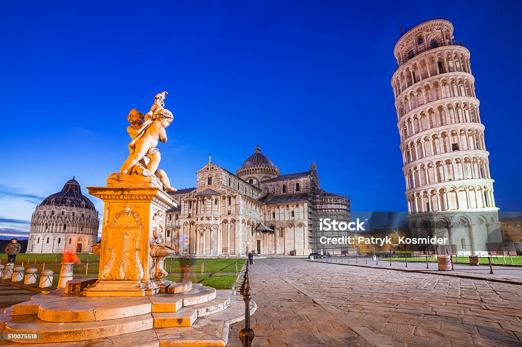 Leaning Tower of Pisa Pisa, Italy. Catherdral and the Leaning Tower of Pisa at Piazza dei Miracoli. Pisa Stock Photo