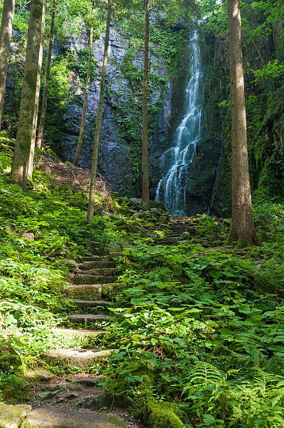 istock The Burgbach waterfall in Bad Rippoldsau-Schapbach. 510077346
