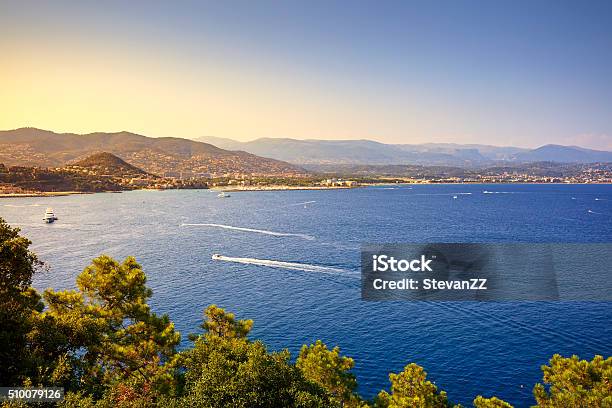 Cannes La Napoule Bay View French Riviera Azure Coast Provenc Stock Photo - Download Image Now