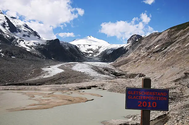 Photo of Retreat of Pasterze glacier in Austria