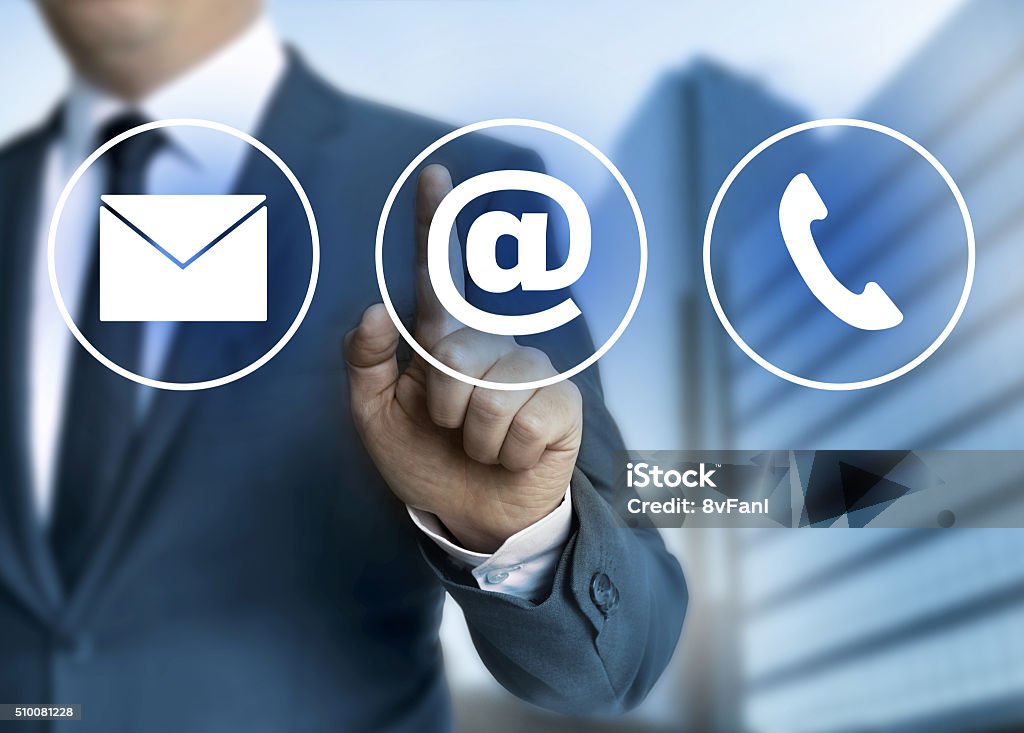 Contact e-mail, letter and phone concept Contact e-mail, letter and phone concept. Contact Us Stock Photo