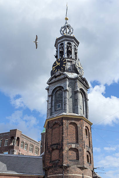 munt wieża w amsterdamie - munt tower zdjęcia i obrazy z banku zdjęć