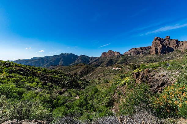 istock Spectacular panoramic view of Fataga valley on Gran Canaria 510082562