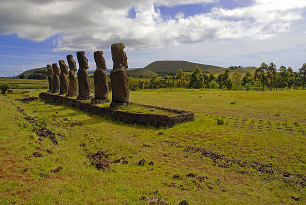 istock Moai Stone Statues at Rapa Nui - Easter Island, Chile 510083102