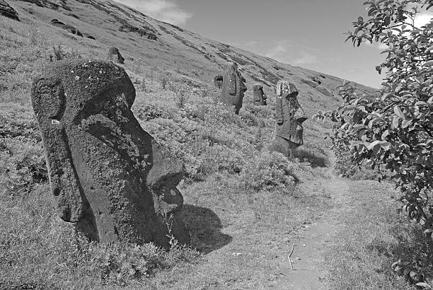 istock Moai Stone Statues at Rapa Nui - Easter Island, Chile 510083170