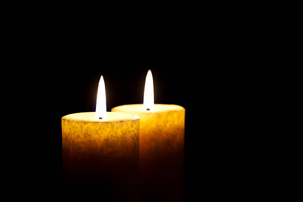 Candles Stock Photo - Download Image Now - Candle, Two Objects, Memorial  Vigil - iStock