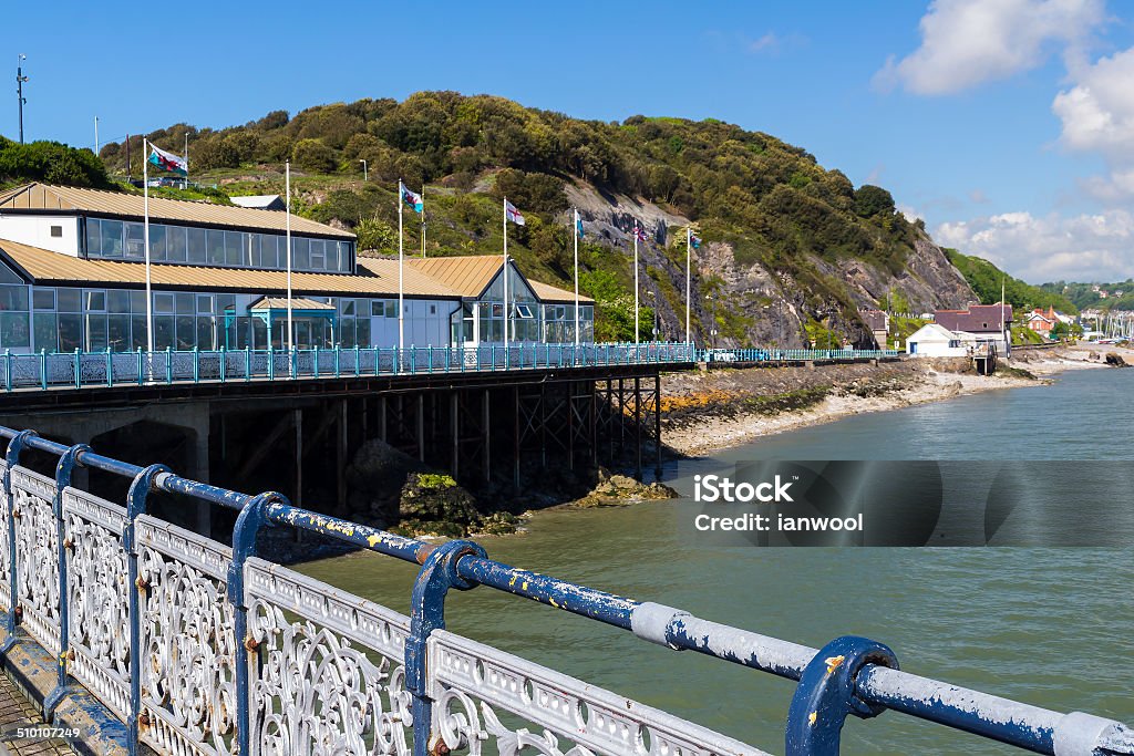 Mumbles Pier Wales The 1898 Mumbles Pier Gower Wales UK Europe Beauty In Nature Stock Photo