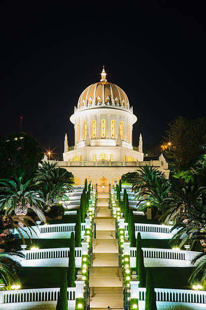 istock Bahai gardens at night, Haifa 510107369