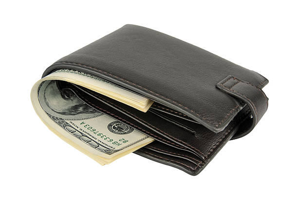 istock purse with moneys  dollars  isolated on white background 510126231