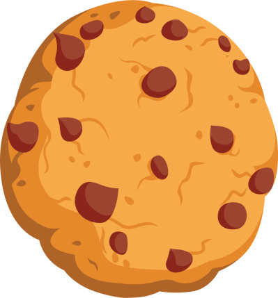 Chocolate Chip Cookie Cartoon