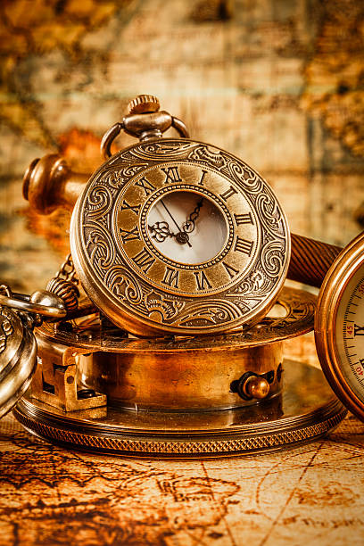 istock Vintage pocket watch 510131671