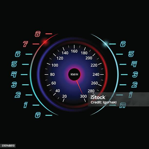 Modern Racing Speedometer Modern Car Speedometer Racing Background Vector Eps10 Stock ...