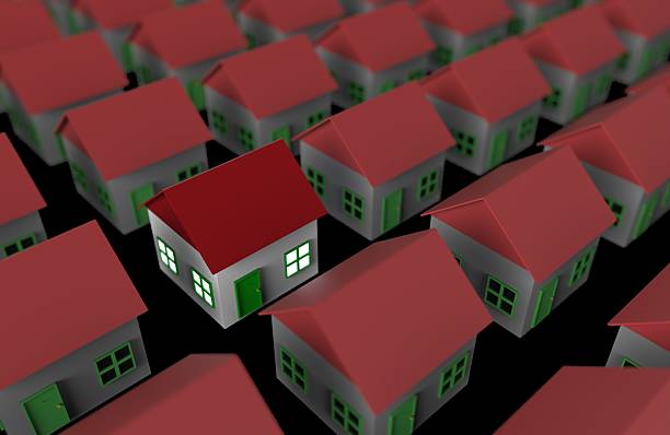 istock One house stands out among the many 510151812