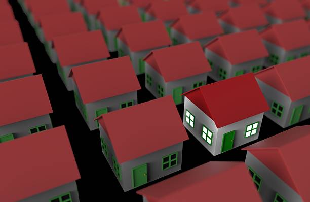 istock One house stands out among the many 510151864