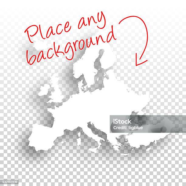 Europe Map For Design Blank Background Stock Illustration - Download Image Now - Europe, Map, Finland