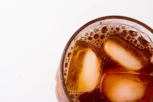 istock glass with ice tea full with ice cubes 510154801