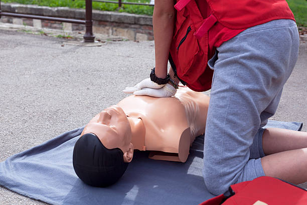 istock First aid. Cardiac massage. CPR. 510155624