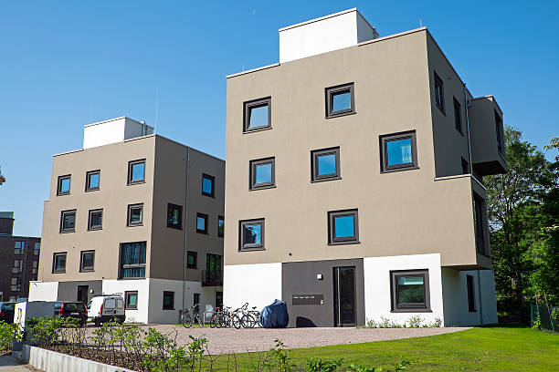 istock Modern condominiums in Hamburg 510155797