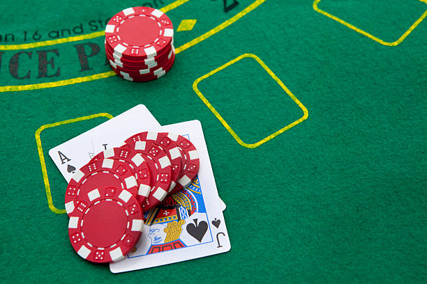 istock Ace of spades and black jack 510156631