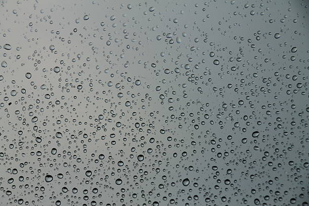 raindrops na janela, dia de chuva - cold rain parasol gray - fotografias e filmes do acervo