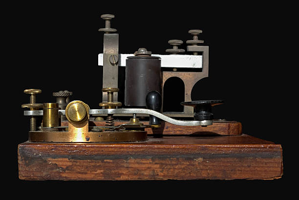 telegraph key - wireless telegraphy stock-fotos und bilder