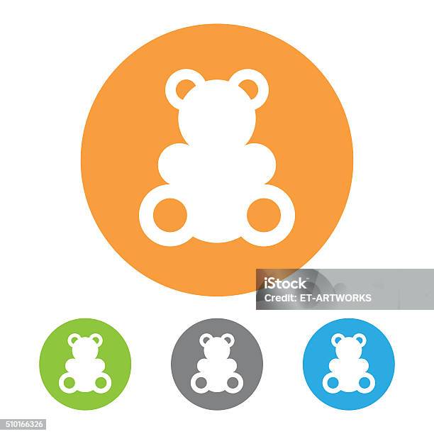 Vector Toy Bear Icon Stock Illustration - Download Image Now - Child, Icon Symbol, Teddy Bear