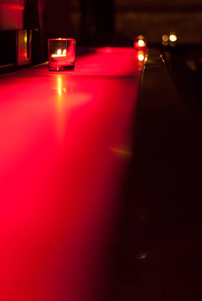 istock Red bar at a nightclub 510169800