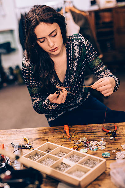 istock Crafting jewelry 510170474