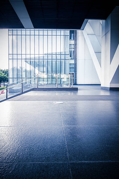 istock Modern office building entrance 510171046