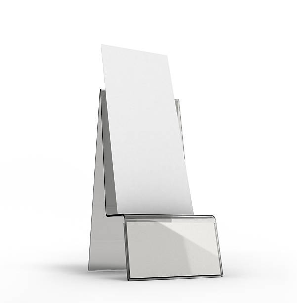 istock Stand for booklets with white sheets of paper 510172586