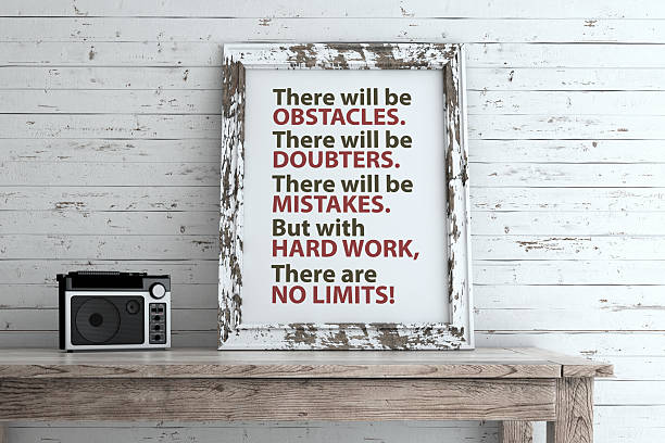 istock Inspirational Quote on Picture Frame. 510173358