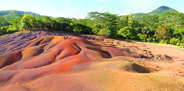 istock Chamarell, seven color lands.  Mauritius Island. 510173576